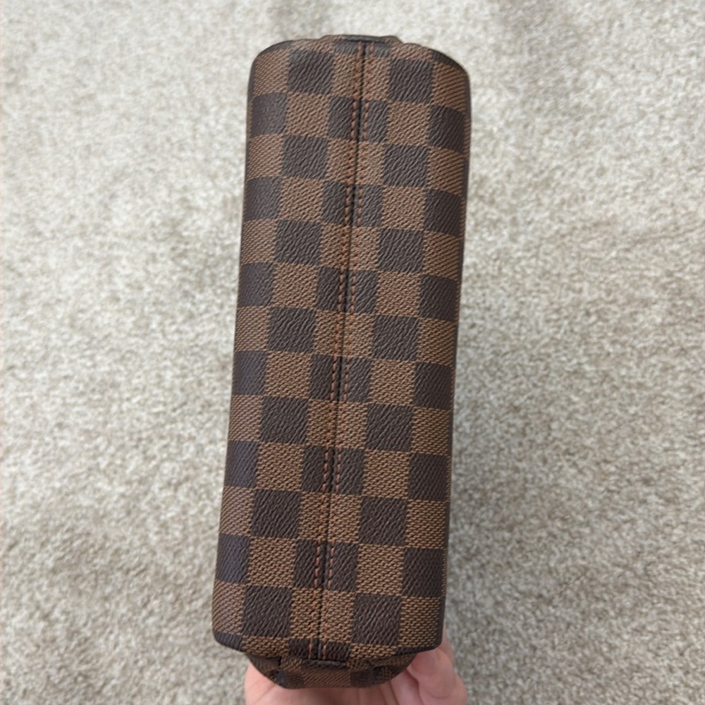LOUIS VUITTON Croisette Damier Ebene Shoulder Crossbody Bag Brown - Picture 7 of 14